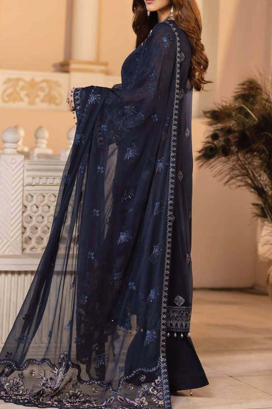 Zarsha Unstitched 3 Piece Chiffon Vol-03 Collection'2024-Z-302