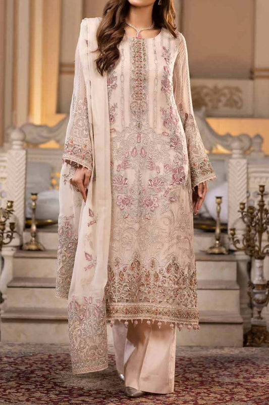 Zarsha Unstitched 3 Piece Chiffon Vol-03 Collection'2024-Z-303