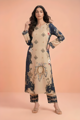 Stitching Cotton Unstitched 2 Piece Printed Lawn Suit-WPLU-07