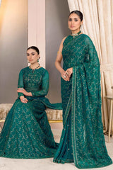 Afreen by Zarif Unstitched 3 Piece Festive Formal Collection'2023-ZA-07-Tropical