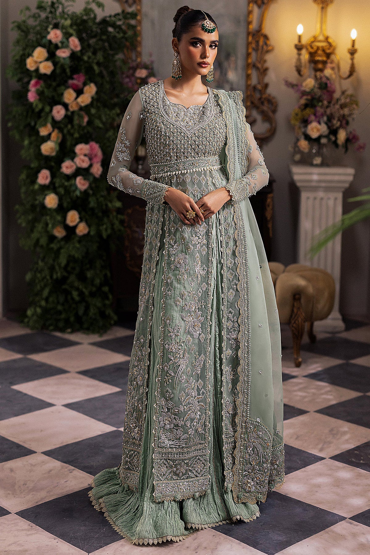 Gossamer By Zaha Unstitched 3 Piece Luxury Formals Collection'2024-ZC-03-Seraphina