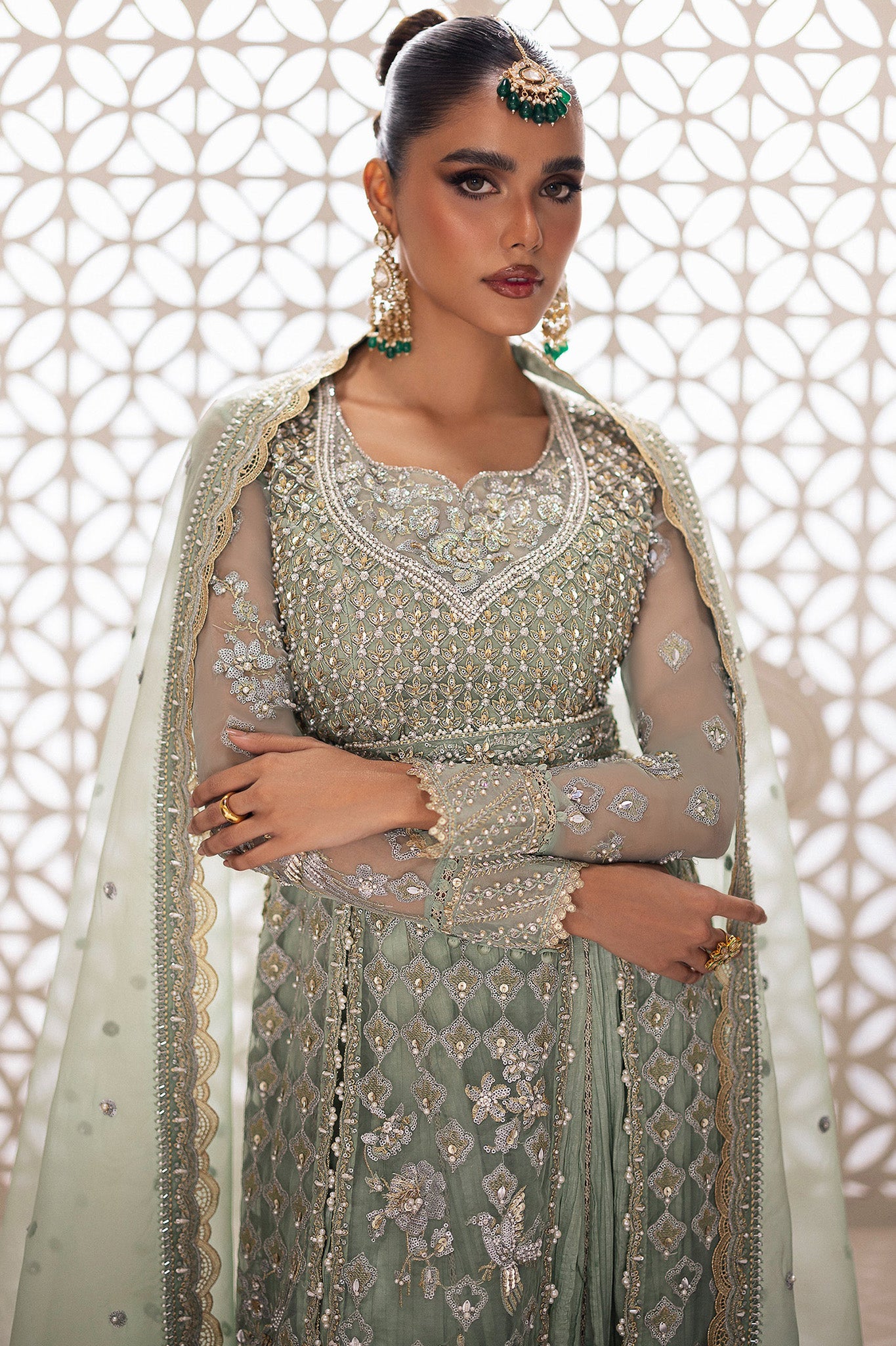 Gossamer By Zaha Unstitched 3 Piece Luxury Formals Collection'2024-ZC-03-Seraphina