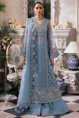 Gossamer By Zaha Unstitched 3 Piece Luxury Formals Collection'2024-ZC-07-Azura