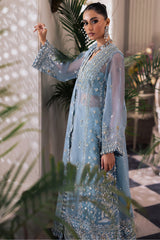 Gossamer By Zaha Unstitched 3 Piece Luxury Formals Collection'2024-ZC-07-Azura