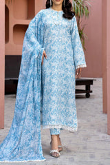 Zarif Prints Unstitched 3 Piece Summer Lawn Collection'2024-ZCP-05-Kylie