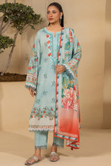 Zellbury Unstitched 3 Piece Lawn Suit-WUS26E30641