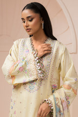 Zellbury Unstitched 3 Piece Lawn Suit-WUS26E30457