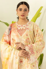 Zellbury Unstitched 3 Piece Lawn Suit-WUS26E30452