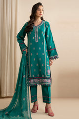 Zellbury Unstitched 3 Piece Lawn Suit-WUS25E30363