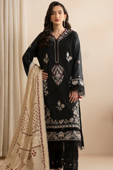 Zellbury Unstitched 3 Piece Lawn Suit-WUS25E30362