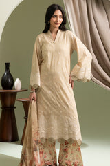 Zellbury Unstitched 3 Piece Lawn Suit-WUS25E30285