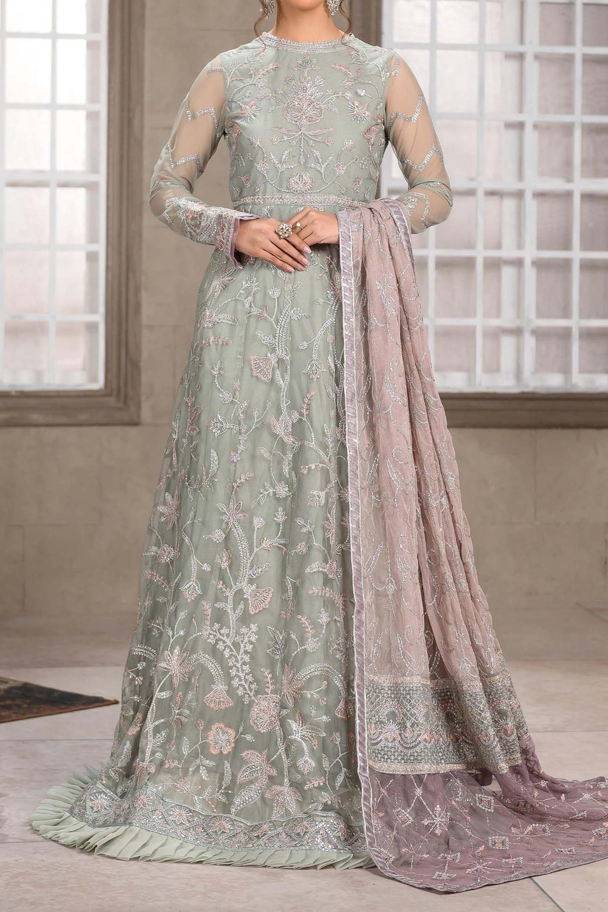 Falak by Zarif Unstitched 3 Piece Festive Formal Collection'2022-ZF-01-Blossom