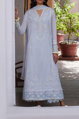 Zaha Unstitched 3 Piece Emb Festive Lawn Collection'2024-ZF-01-Mira