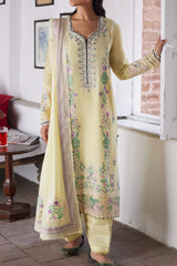 Zaha Unstitched 3 Piece Emb Festive Lawn Collection'2024-ZF-09-Lana