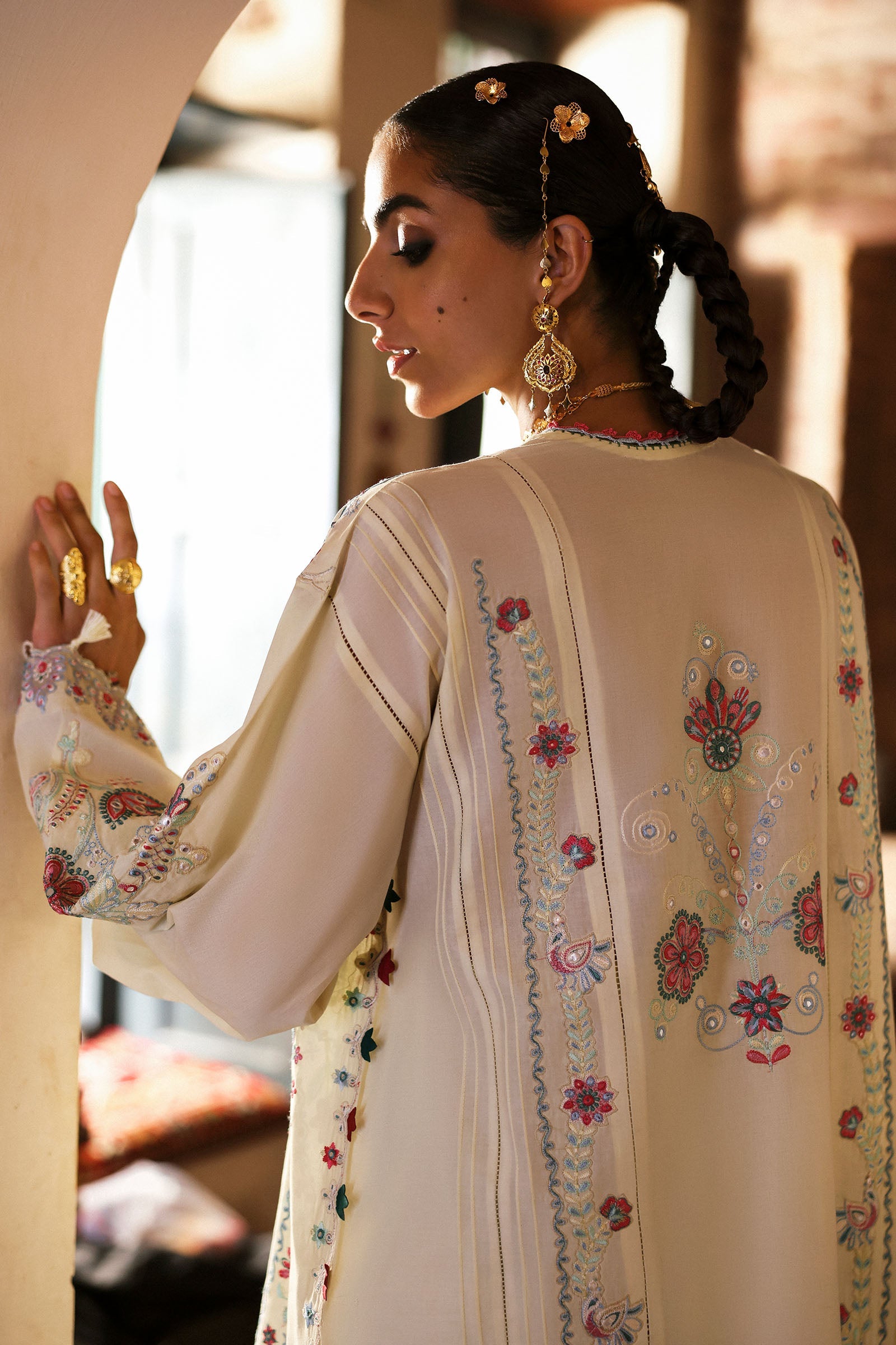 Nagina By Zaha Unstitched 3 Piece Festive Lawn Collection'2025-ZF-25-01-Meherbano
