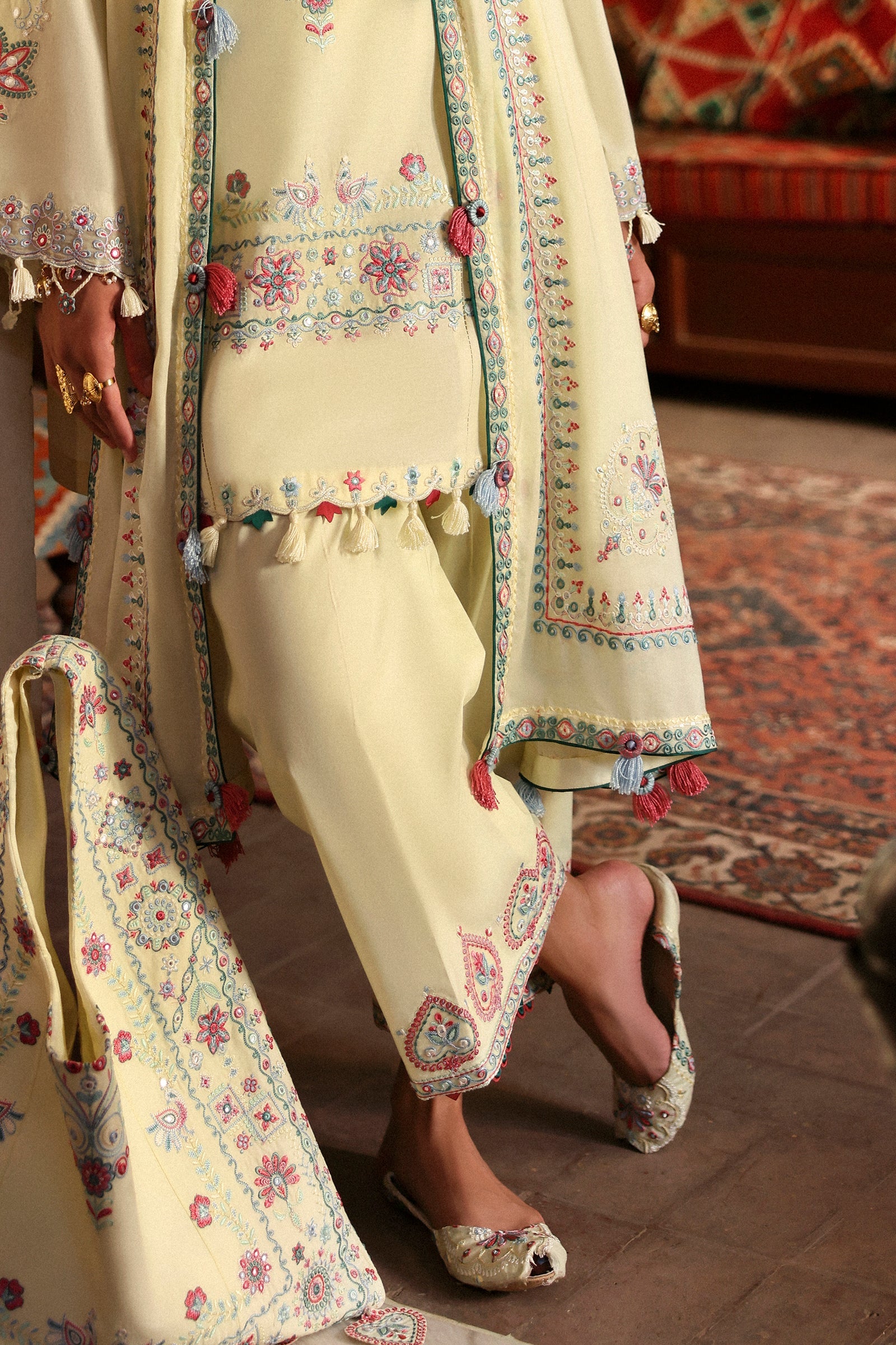 Nagina By Zaha Unstitched 3 Piece Festive Lawn Collection'2025-ZF-25-01-Meherbano
