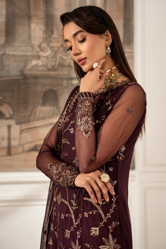 Zarif Unstitched 3 Piece Luxury Formal Edit Collection-ZFE-06-Dahlia