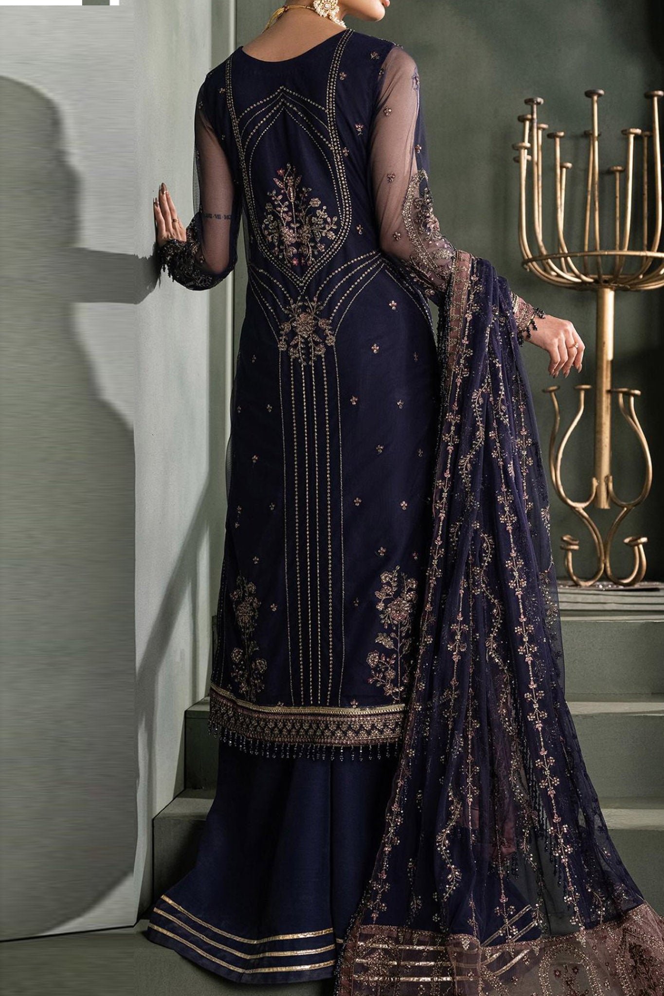 Heritage by Zarif Unstitched 3 Piece Luxury Formals Collection'2024-ZHF-08-Sirene