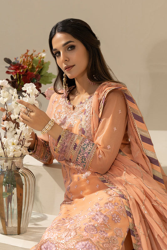 Nisha By Imrozia Unstitched 3 Piece Luxury Chiffon Eid Edit Collection-M-83-Zimal