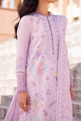 Zaha Unstitched 3 Piece Printed & Emb Lawn Collection'2024-ZL-01-A-Ela