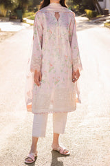 Zaha Unstitched 3 Piece Printed & Emb Lawn Collection'2024-ZL-04-A-Asema