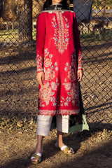 Zaha Unstitched 3 Piece Printed & Emb Lawn Collection'2024-ZL-14-A-Gizem