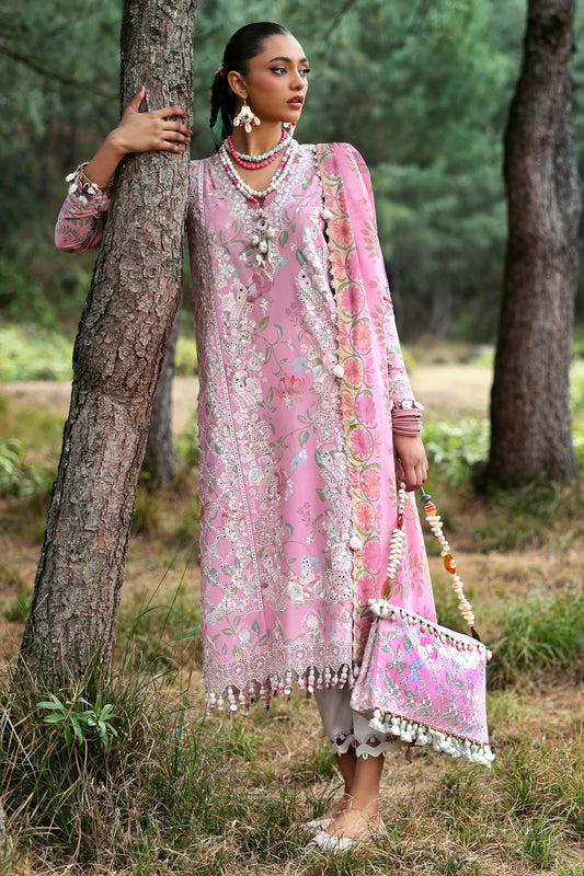 Neelum by Zaha Unstitched 3 Piece Lawn Collection'2025-ZL25-01 A-Zayana