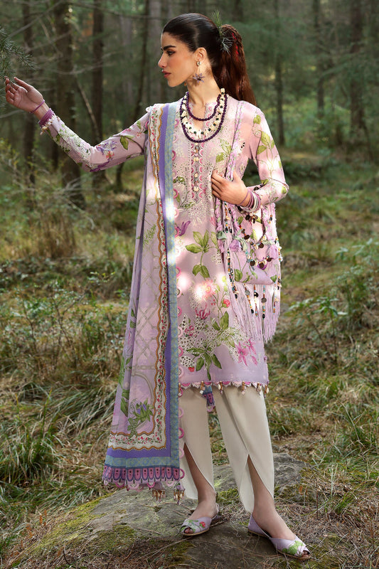 Neelum by Zaha Unstitched 3 Piece Lawn Collection'2025-ZL25-02 A-Elara