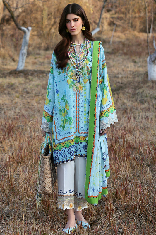 Neelum by Zaha Unstitched 3 Piece Lawn Collection'2025-ZL25-04 B-Dahlia