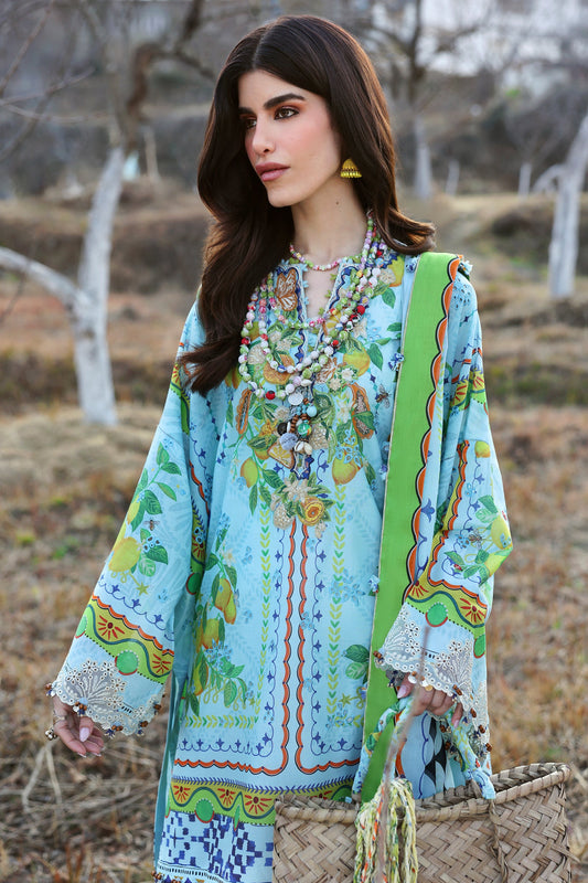 Neelum by Zaha Unstitched 3 Piece Lawn Collection'2025-ZL25-04 B-Dahlia