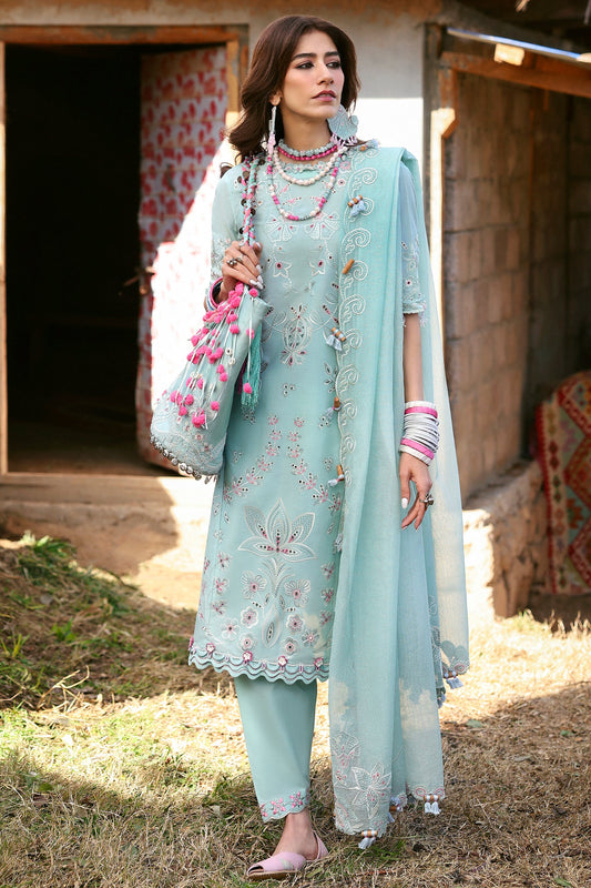 Neelum by Zaha Unstitched 3 Piece Lawn Collection'2025-ZL25-05 A-Aabroo