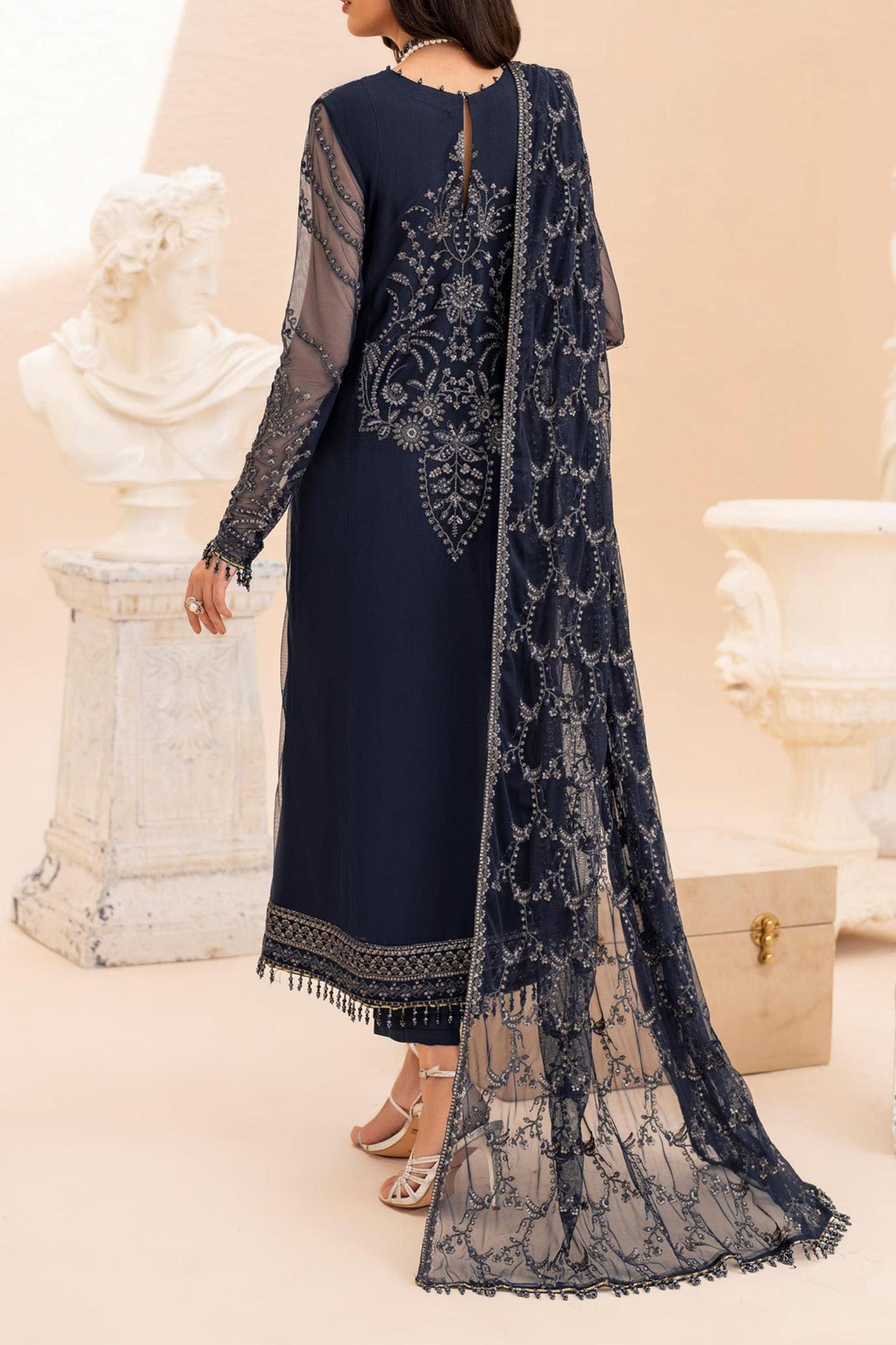 Maheer By Zarif Unstitched 3 Piece Festive Formals Collection'2024-ZMU-02-Ilana