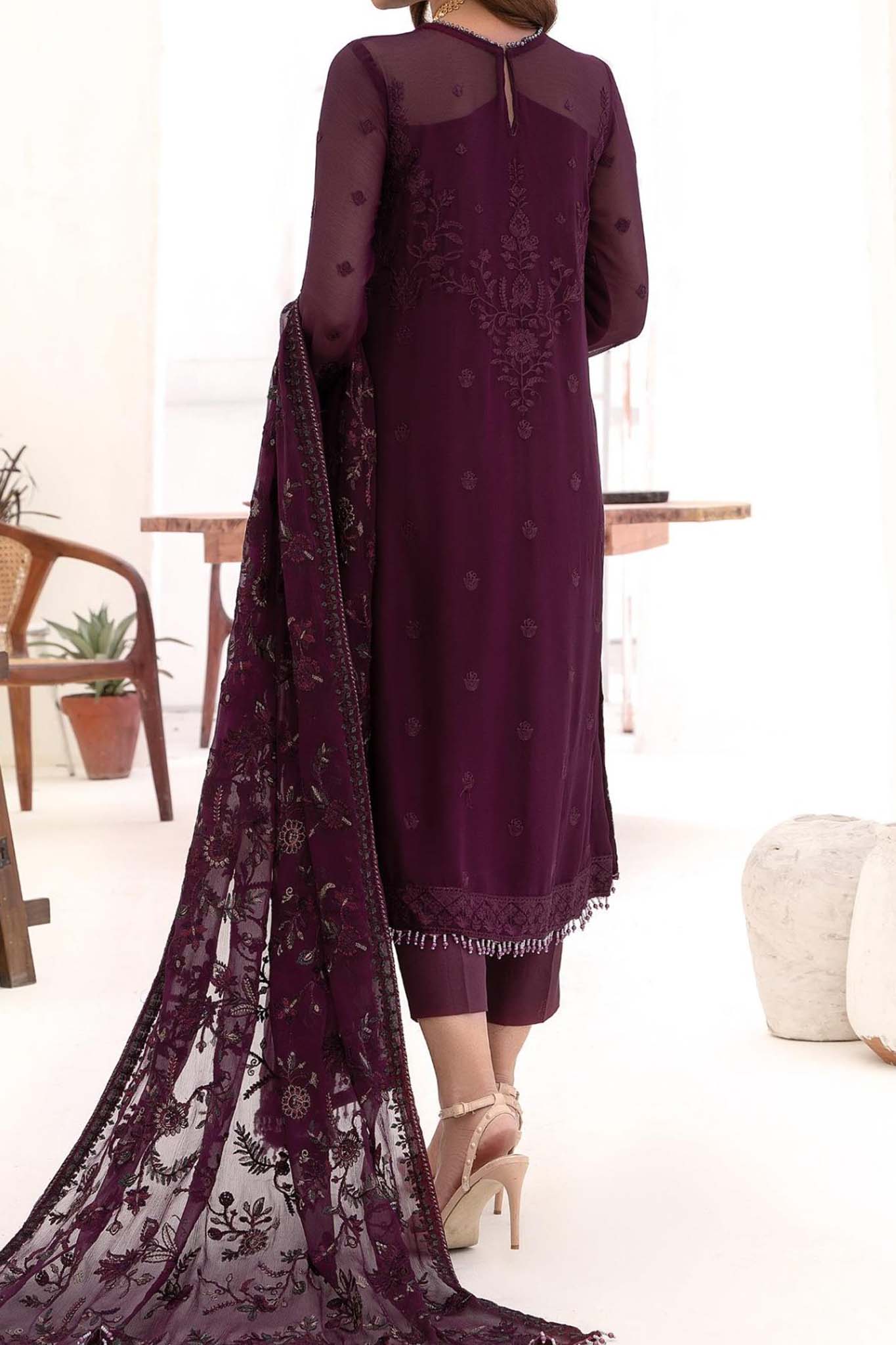 Nazneen by Zarif Unstitched 3 Piece Luxury Formal Collection'2023-ZN-07-Amelia