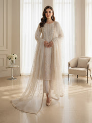 Burberry By Dressline Semi Stitched 3 Piece Luxury Emb Organza Aiyudiya Slub Collection'2025-burberry-semi-stitched-pearl-radiant