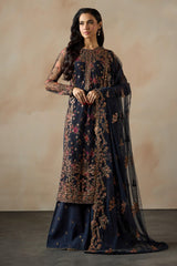 Fasana By Zarif Unstitched 3 Piece Printed & Emb Luxury Formals Suit-ZRF-PE-01 MEHRAB