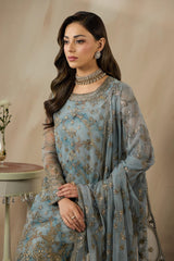 Fasana By Zarif Unstitched 3 Piece Printed & Emb Luxury Formals Suit-ZRF-PE-03 DAYAAR