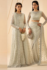 Riwayat By Zarif Unstitched 3 Piece Luxury Formals Suit-ZRF-RC-01-ATASH
