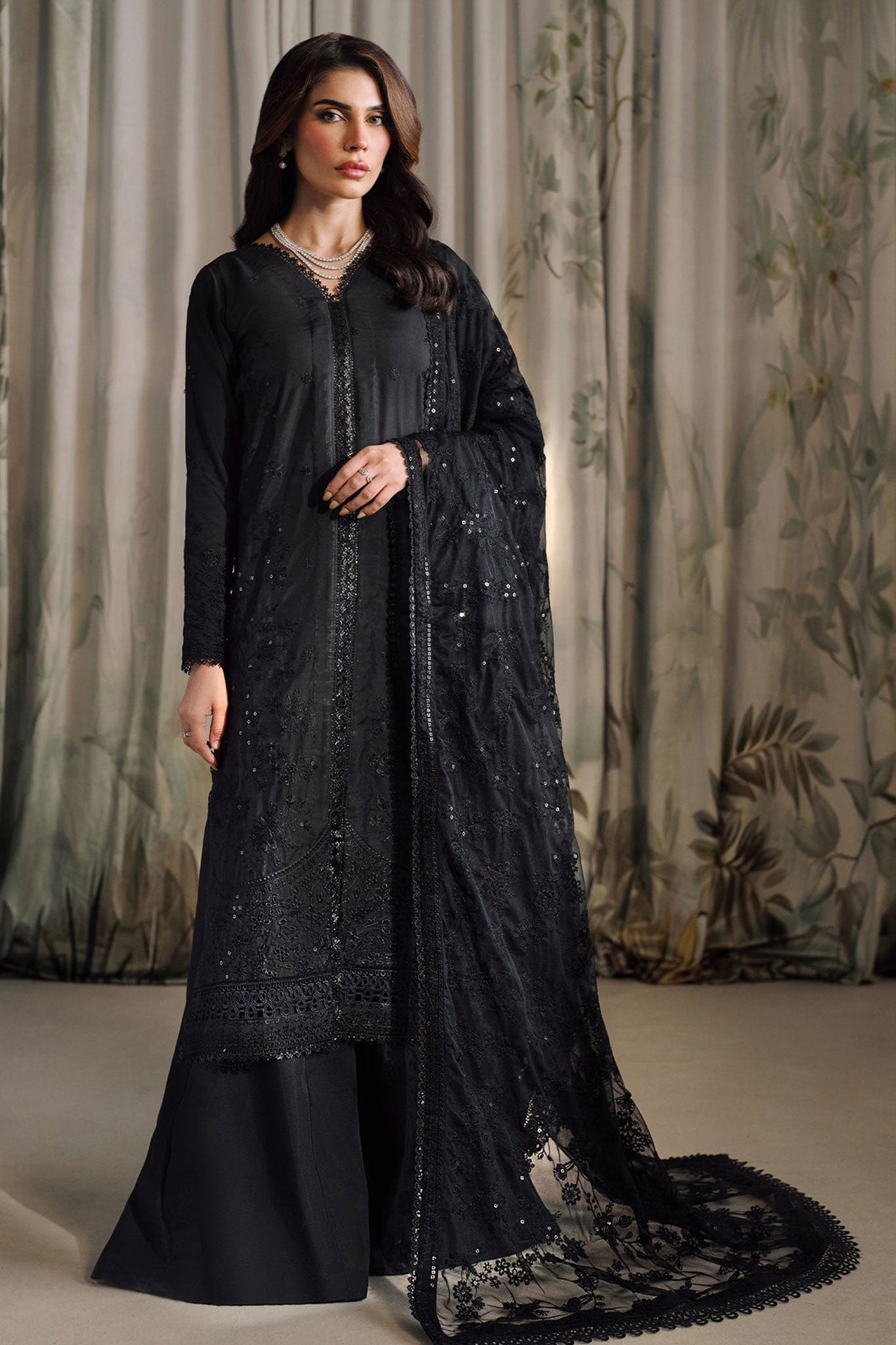 Raw Silk By Zarif Unstitched 3 Piece Luxury Formals Collection'2024-ZRF-RW-02-Zivah