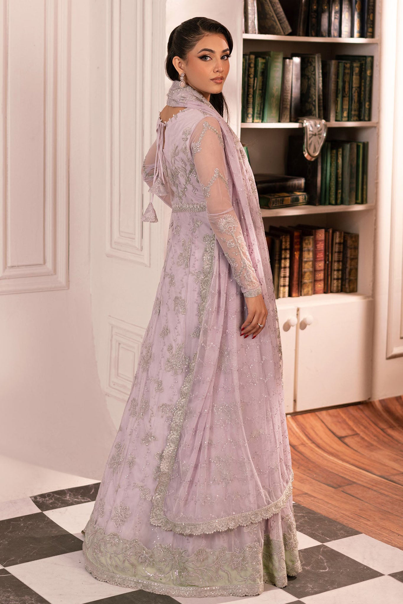 Inayat By Zarif Unstitched 3 Piece Luxury Formals Collection'2024-ZRI-03-Mahtaab