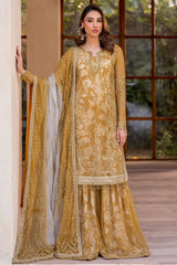 Iris By Zarif Unstitched 3 Piece Formals Collection'2024-ZRI-03-Marigold