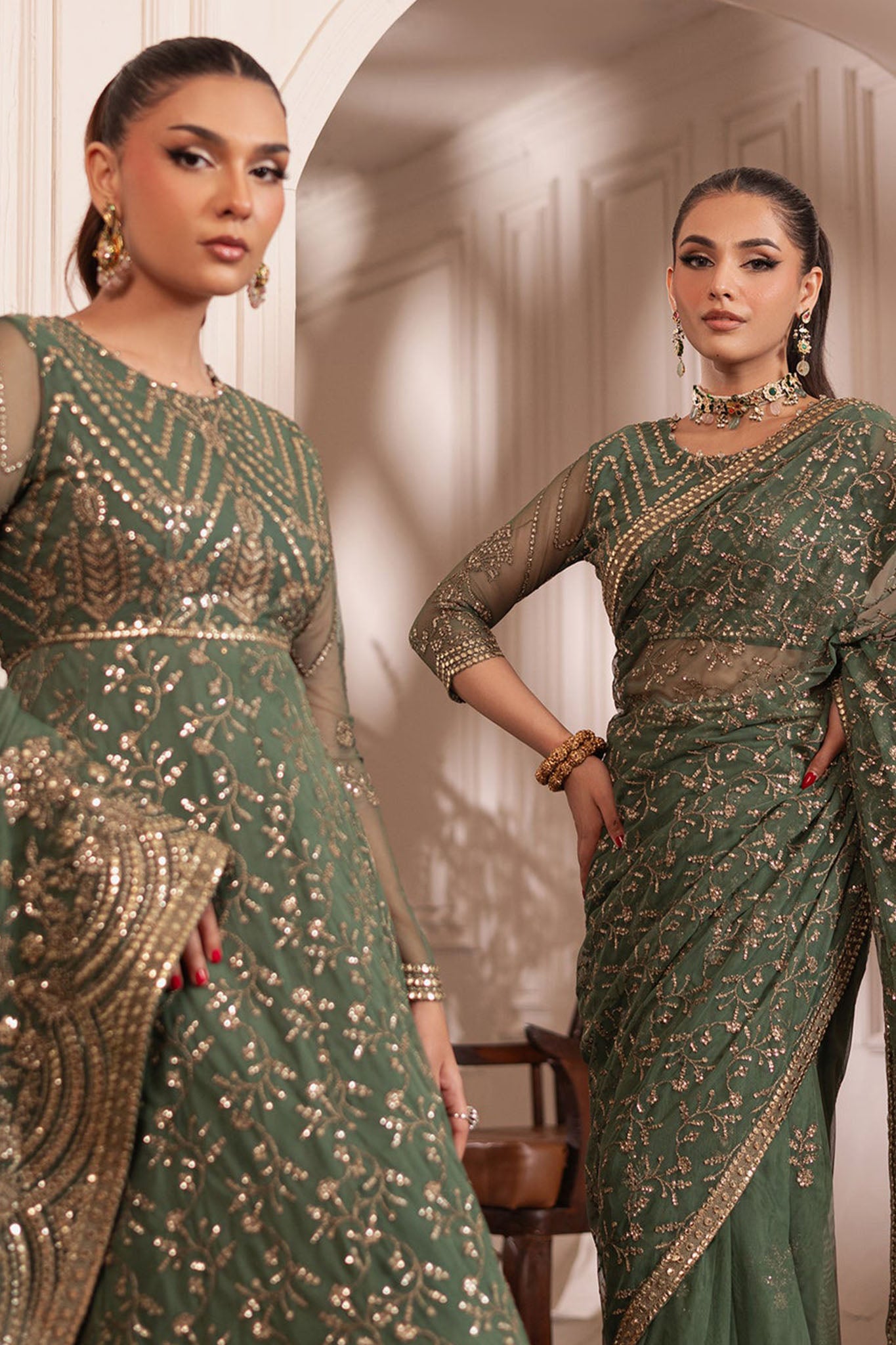 Inayat By Zarif Unstitched 3 Piece Luxury Formals Collection'2024-ZRI-04-Shabab