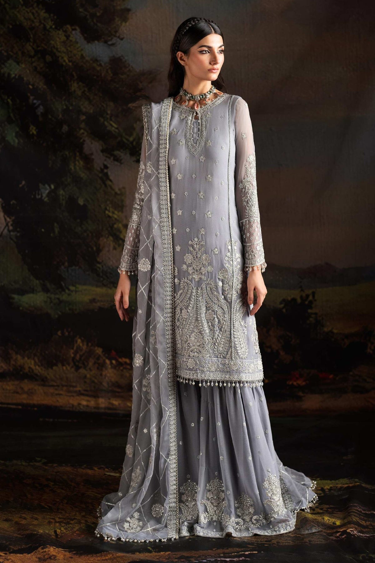 Rouge By Zarif Unstitched 3 Piece Luxury Wedding Formals Collection'2024-ZRW-03-Adeline