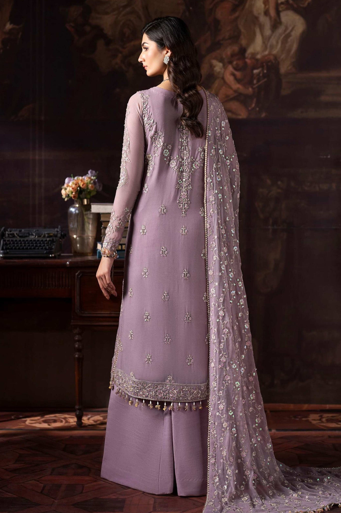 Rouge By Zarif Unstitched 3 Piece Luxury Wedding Formals Collection'2024-ZRW-05-Florence