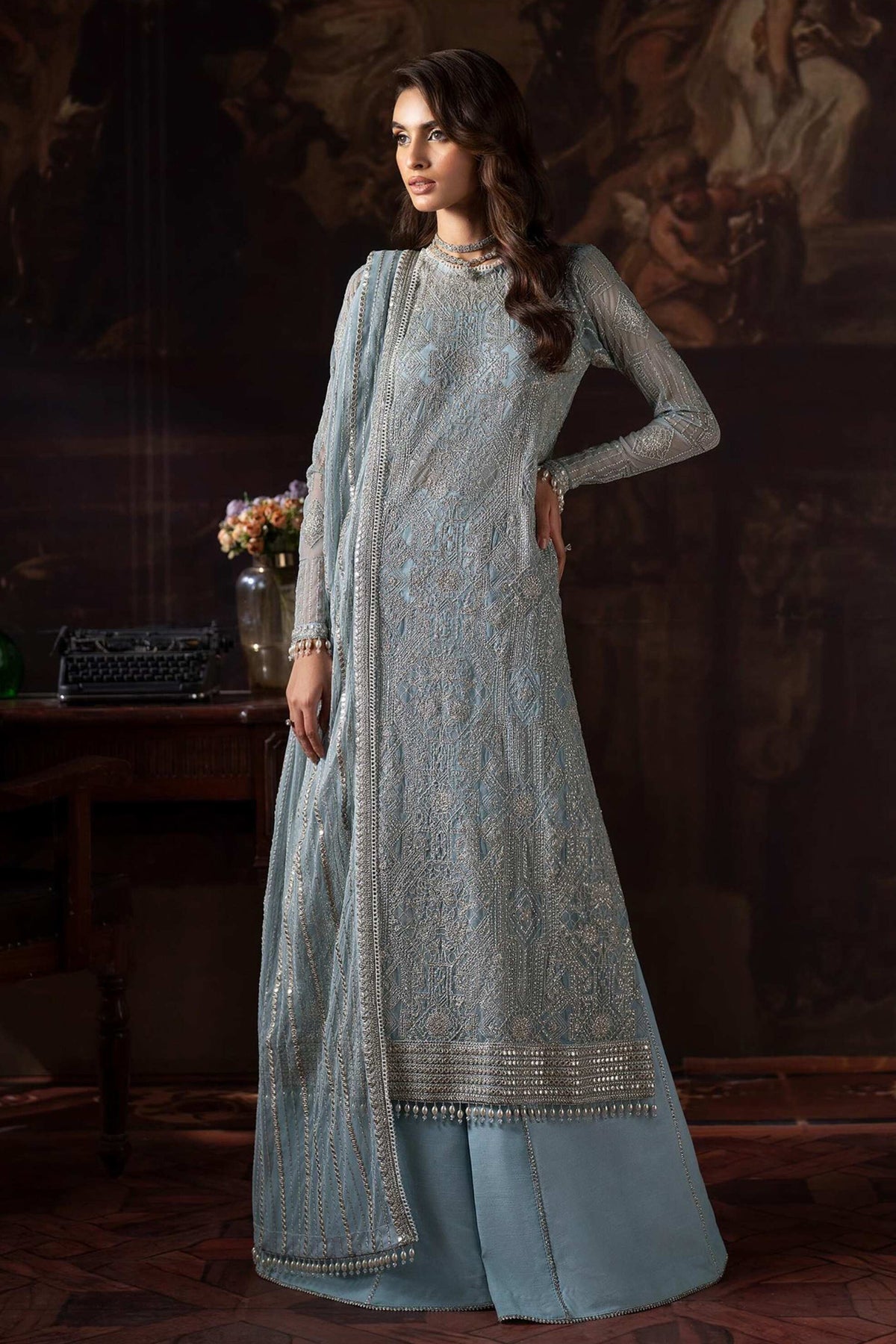 Rouge By Zarif Unstitched 3 Piece Luxury Wedding Formals Collection'2024-ZRW-07-Cynthia