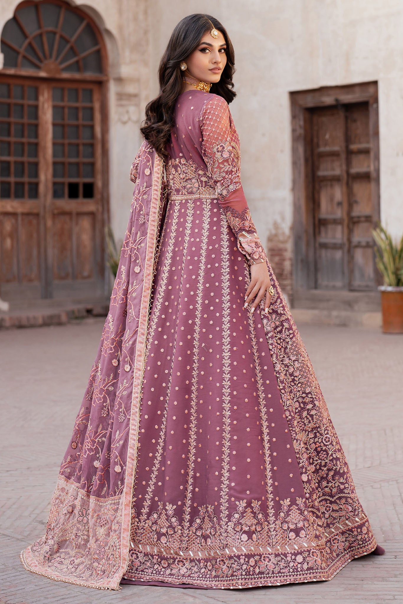 Shehnai By Zarif Unstitched 3 Piece Luxury Wedding Edit Collection-ZS-01-Ariyana