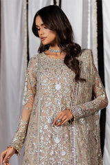 Shehnai By Zarif Unstitched 3 Piece Luxury Wedding Edit Collection-ZS-06-Dooriya