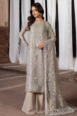 Shehnai By Zarif Unstitched 3 Piece Luxury Wedding Edit Collection-ZS-06-Dooriya