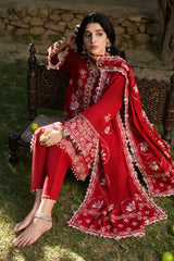 Zaha Unstitched 3 Piece Winter Collection'2024-ZW-02-Dilara