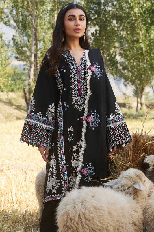 Zaha Unstitched 3 Piece Winter Collection'2024-ZW-06-Hazan