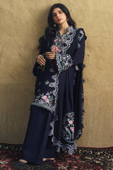 Zaha Unstitched 3 Piece Winter Collection'2024-ZW-08-Raqs